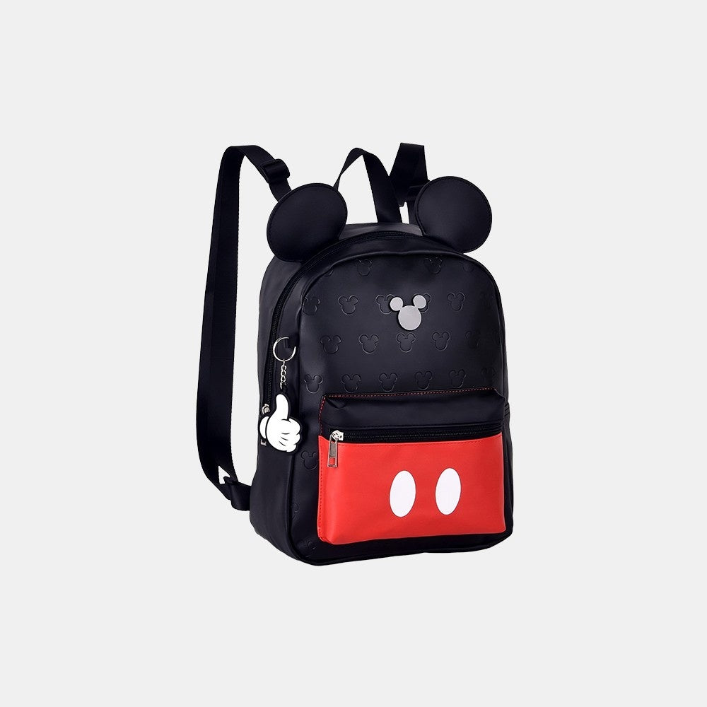 Mochila Juvenil Mickey Preta