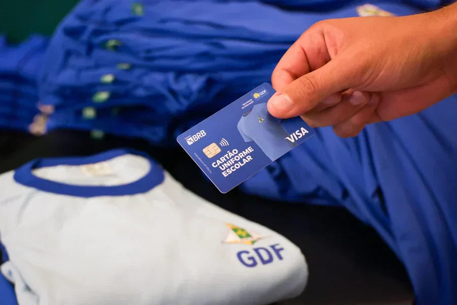 Cartão Uniforme Escolar DF: prazo para retirada termina em 30 de junho